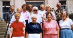 Gus Cook, Shirley Kinzer (Karg), Kay Claibourn (Erdman), Tom Walter, Jane Miller (Schorr), George Weamire, Cecilia Dennis (?), Don Rhodes, Mary Ann Ryan, Mary Skinner (Kinnett) & Wanita Meyer (Gresham)