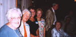 Mary Ann Ryan, Jane Ann Miller (Schoor), Juanita Meyer (Gresham), Shirley Kinzer (Karg), Don Rhodes, Loretta Stamper (Banschbach) & husband Ed
