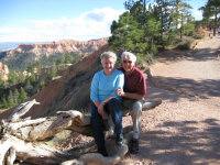 Pat & Dick at Bryce Canyon - Click to enlarge